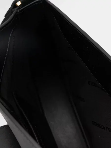 Шкіряна сумочка Karl Lagerfeld K/SIGNATURE чорний