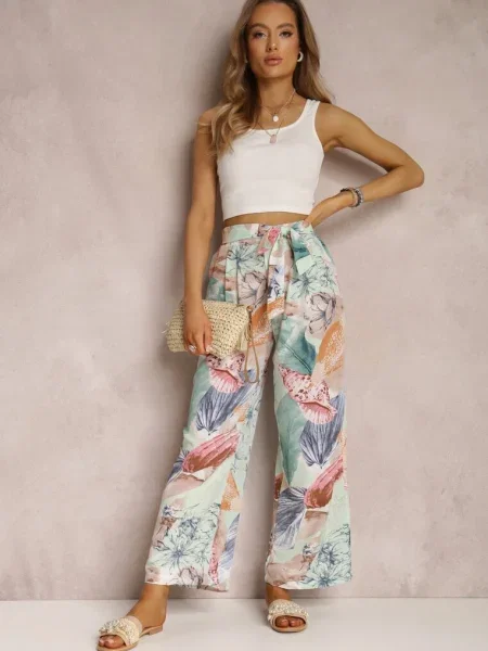 Pantaloni Mentă Messier verde