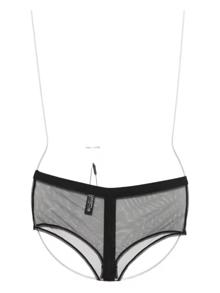 Pantaloni scurți Maison Close plasă negru