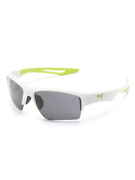 Saulės akiniai Puma Eyewear balta