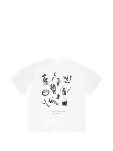 Tricou Bram’s Fruit cu imagine alb