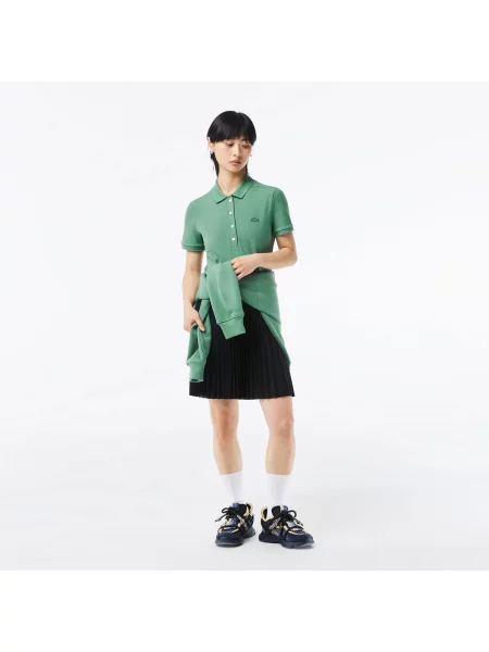 Поло Lacoste зеленое