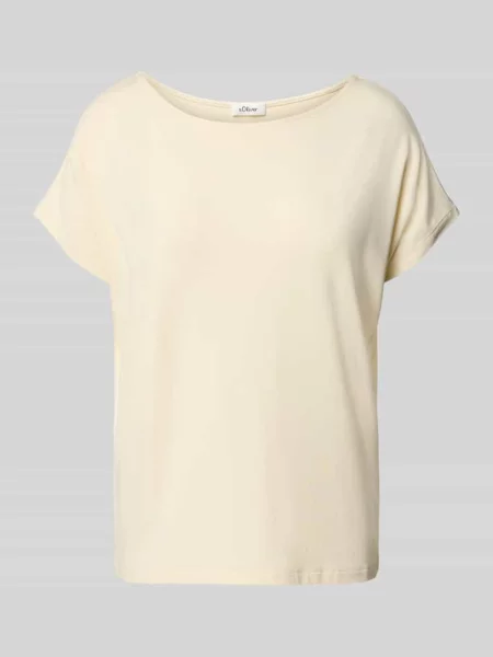 T-shirt o kroju loose fit z mieszanki S.oliver Red Label