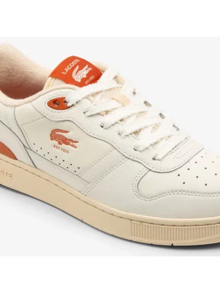 Кроссовки Lacoste бежевые