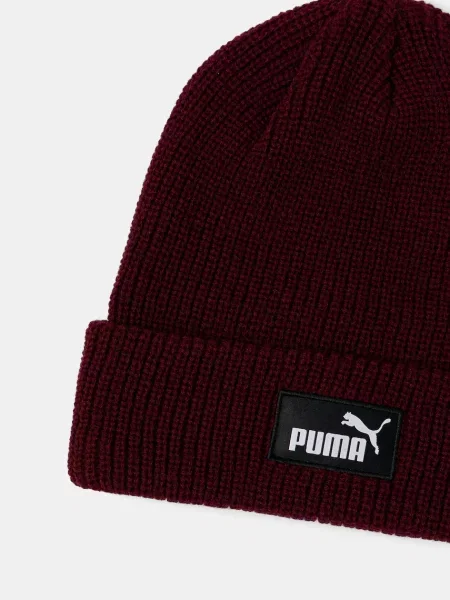 Шапка Puma бордовая