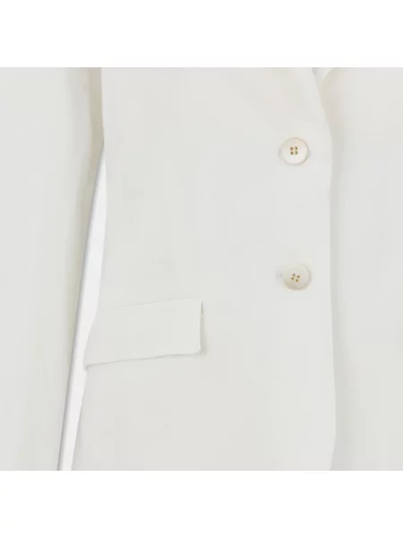 Lniana marynarka Brooks Brothers biała