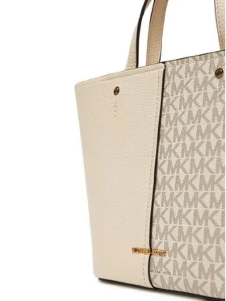 MICHAEL Michael Kors Kabelka Flora Écru čierna
