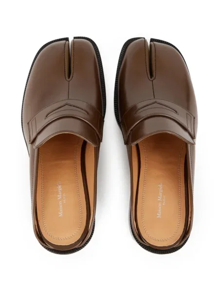 Papuci tip mules Maison Margiela maro