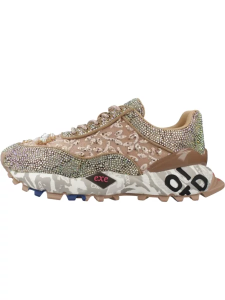 Sneakersy Exe' brązowe