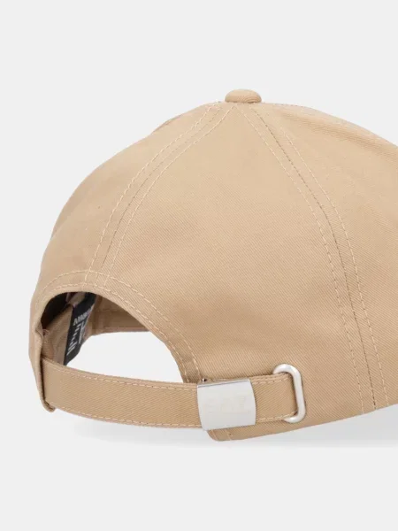 Бейсболка Emporio Armani з принтом білий