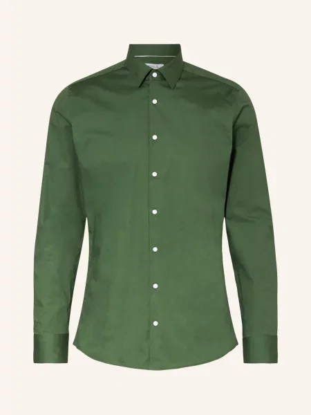Paul Koszula Slim Fit gruen zielona