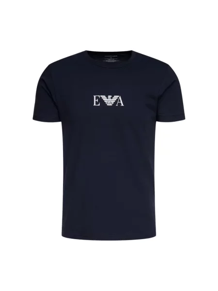 Koszulka Emporio Armani niebieska