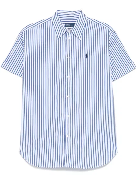 Portofel Polo Ralph Lauren din poplin cu imagine în carouri albastru