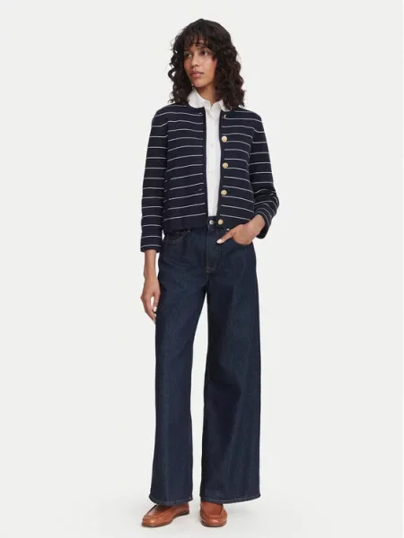 Tommy Hilfiger Farmer Indie Sötétkék Wide Leg