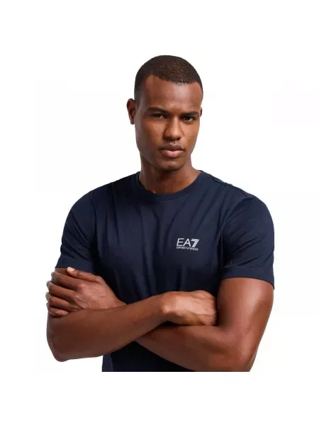 Emporio Armani Tričko PJVPZ Tmavomodrá modrá
