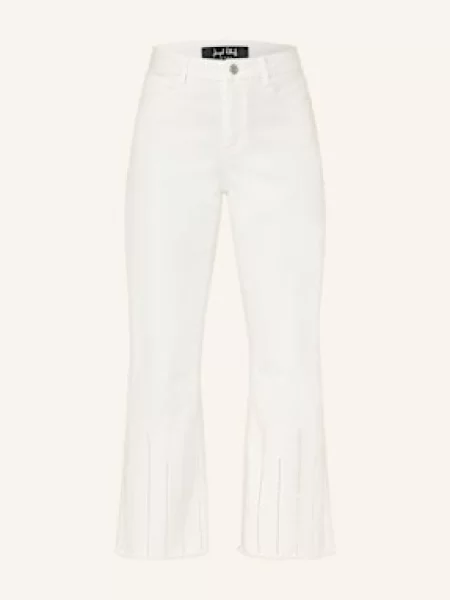 Joseph Ribkoff Jeansy Cropped Z Ozdobnymi Kamykami weiss