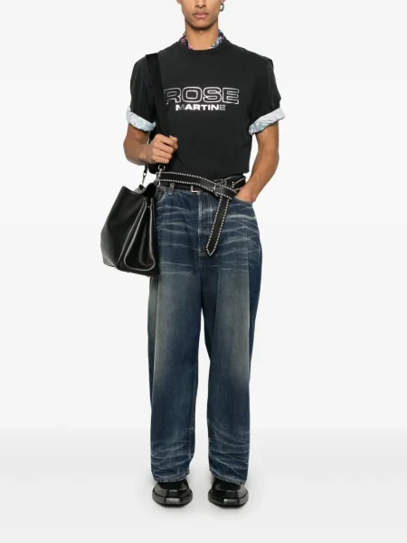 Tricou Martine Rose cu autograf negru
