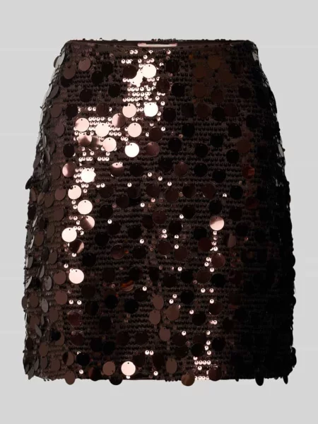 Spódnica mini z cekinowym obszyciem Only
