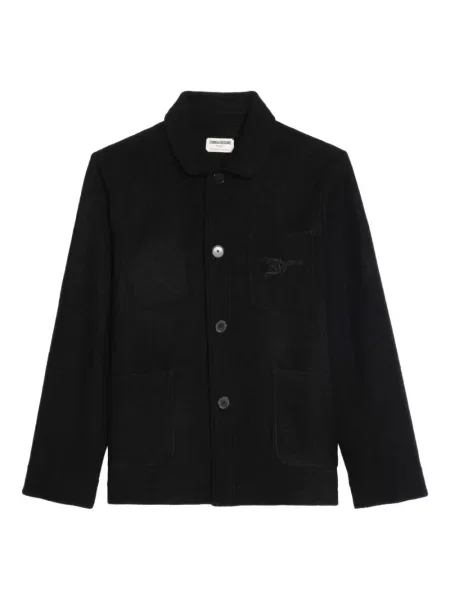 Geacă Zadig&voltaire cu broderie negru