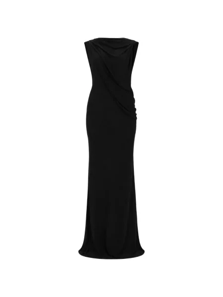 Rochie de seară Tom Ford drapată negru
