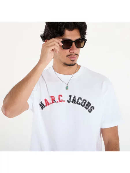 Тениска A.P.C. A.P.C. x MARC JACOBS с принт бяло