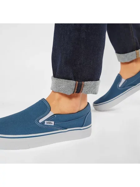 VANS Slip-on obuv Classic / biela modrá