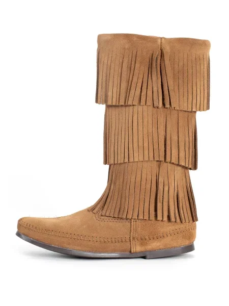 Minnetonka Cizme Joia deschis maro