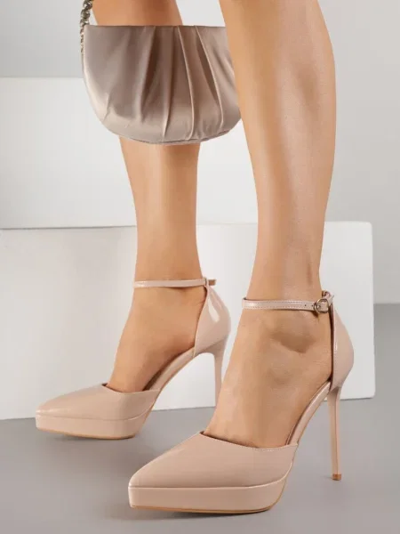 Pantofi stiletto Nilafera bej