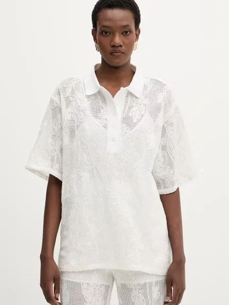 Isabelle Blanche polo beżowa