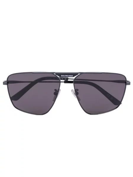 Ochelari de soare Balenciaga Eyewear cu imprimeu geometric negru