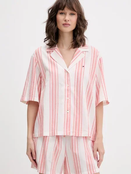 Tommy Hilfiger pyžamo se lnem oranžové