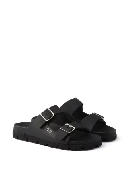 Sandale Prada cu cataramă negru