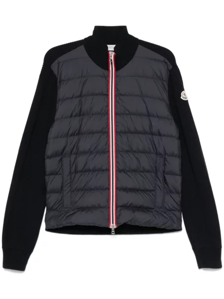 Zateplený kardigan Moncler modrý