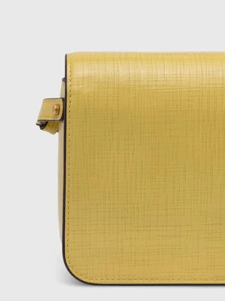 Tory Burch bőr táska sárga
