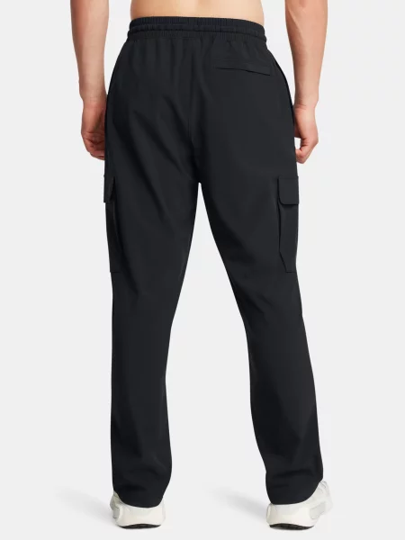 Pánske nohavice Under Armour Vibe Woven Cargo black/white biela