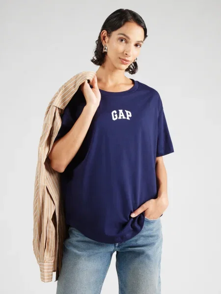 GAP Tricou bleumarin alb