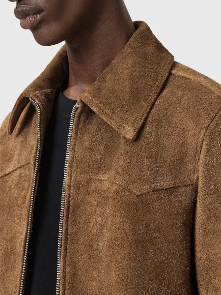 Замшева куртка AllSaints DELLCOT