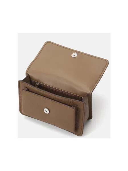 Torebka crossbody Michael Kors skórzana brązowa