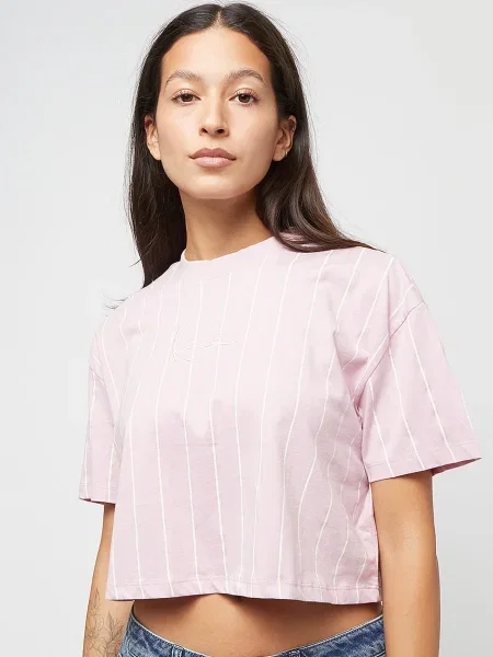 Karl Kani Tricou rosé alb