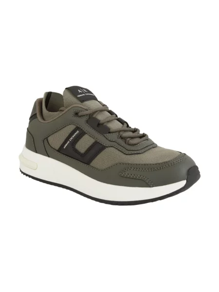 Sneakersy Armani Exchange zielone
