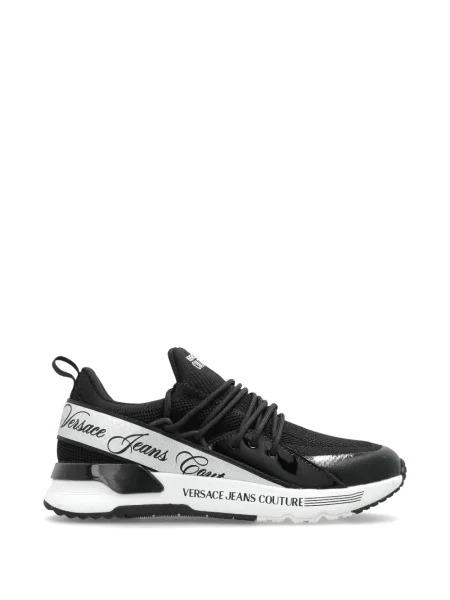 Sneakerși Versace Jeans Couture cu autograf negru