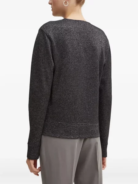 Hanorac Karl Lagerfeld cu broderie negru