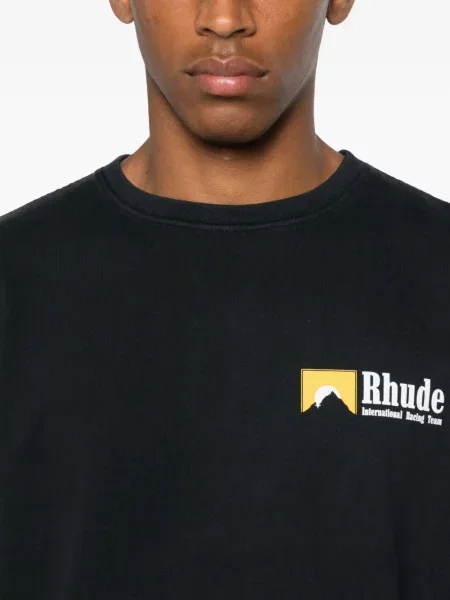Tricou Rhude cu imagine negru