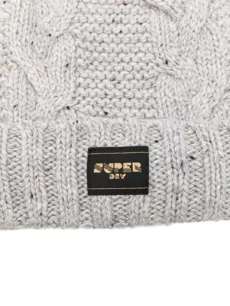 Căciulă Superdry tricotate gri