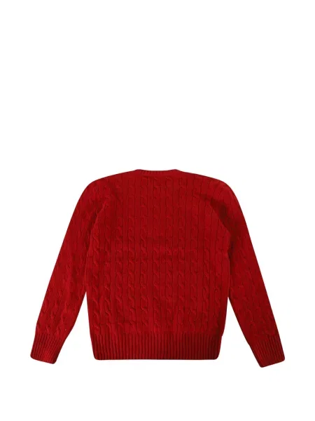 Sweter dziecięcy Polo Ralph Lauren czerwony
