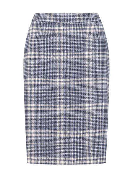 Quiosque Fustă deschis / bleumarin bej