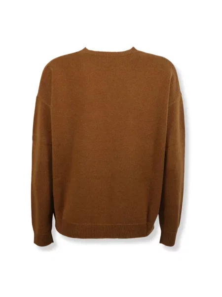 Sweter Max Mara z kaszmiru brązowy
