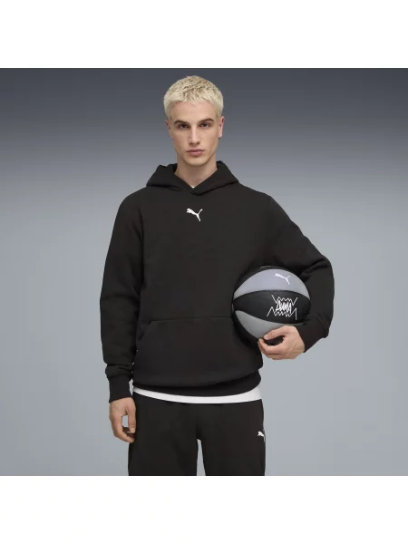 PUMA MÄ™ska koszykarska bluza z kapturem teamJAWS Post Game Akcesoria S czarny