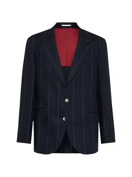 Sacou Brunello Cucinelli albastru