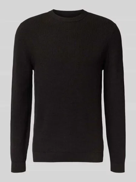 Sweter z dzianiny z prążkowanymi wykończeniami Mcneal